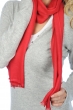 Cachemire et Soie accessoires etoles chales scarva rouge 170x25cm